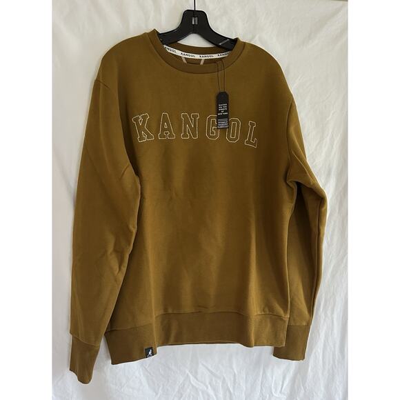 Brand New Kangol - Born British Men’s L Tapenade Crewneck Fleece Pullover - Picture 1 of 8